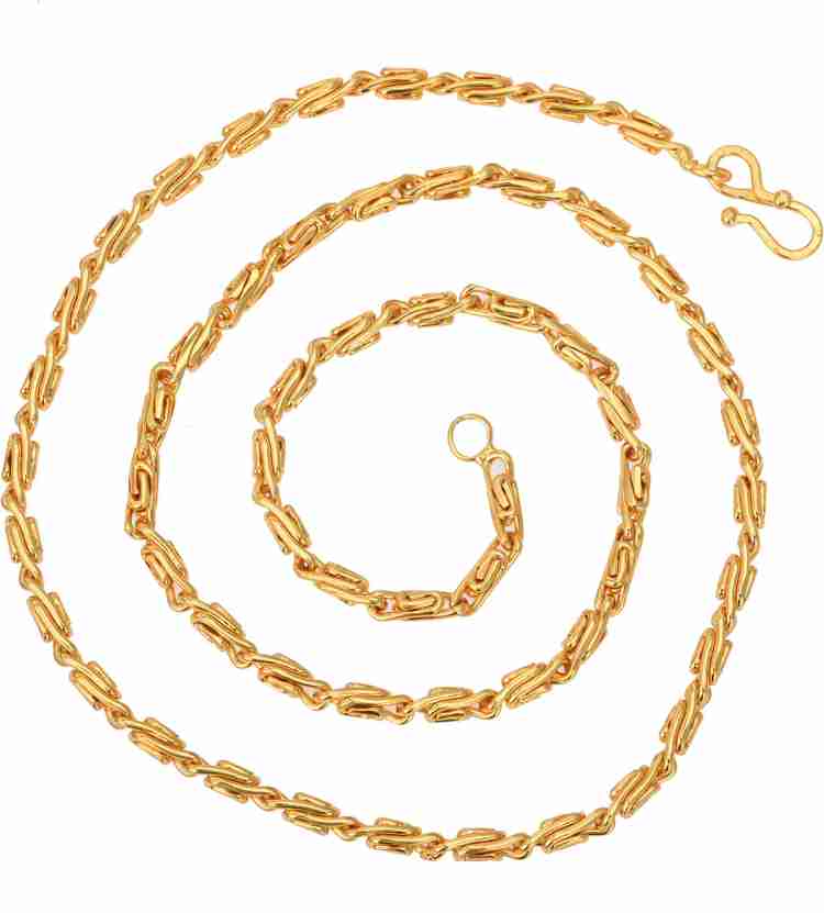 Maalgodam 22 Inches 18 Grams Gold Chain For Men Boys Women Girl