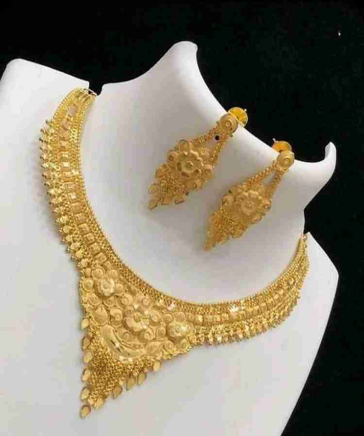 Original gold jewellery set sales