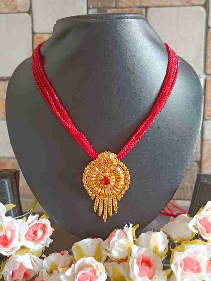 Crystal chains cheap with locket