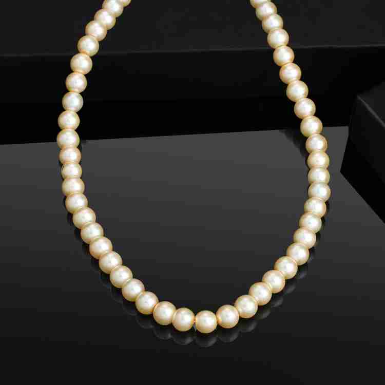 Off white pearl necklace store
