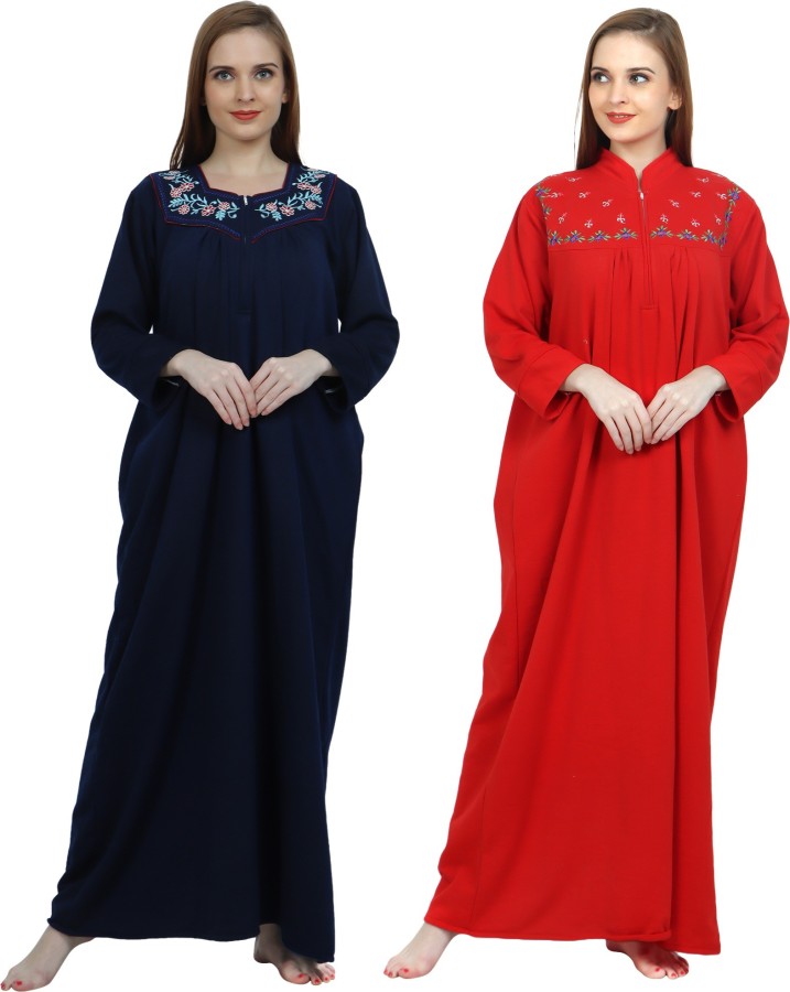 Taausha Women Nighty - Buy Taausha Women Nighty Online at Best Prices in  India | Flipkart.com