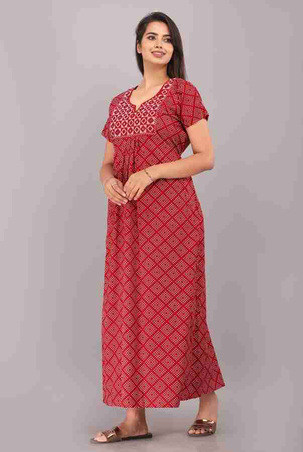 GAFAB Women Maxi Red Dress Buy GAFAB Women Maxi Red Dress Online