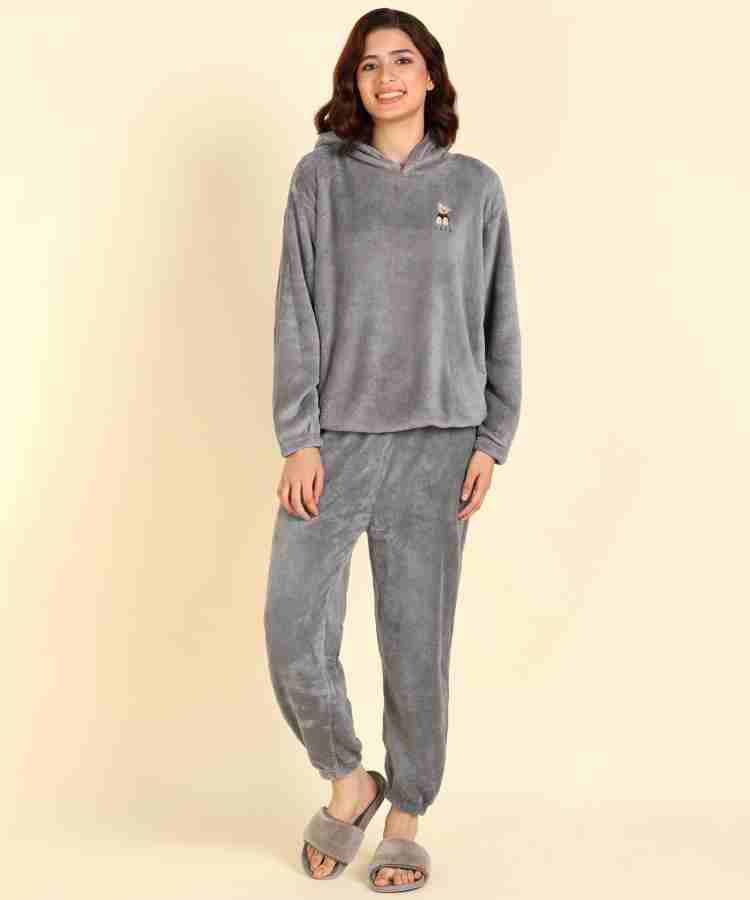 Lugo Women Solid Grey Night Suit Set Price in India Buy Lugo Women Solid Grey Night Suit Set at Flipkart Night Suit Set