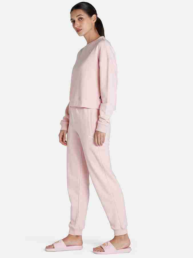 PUMA Women Solid Pink Night Suit Set Price in India Buy PUMA Women Solid Pink Night Suit Set at Flipkart Night Suit Set