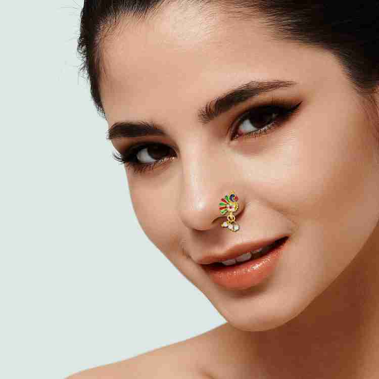 Nose ring without hot sale piercing flipkart