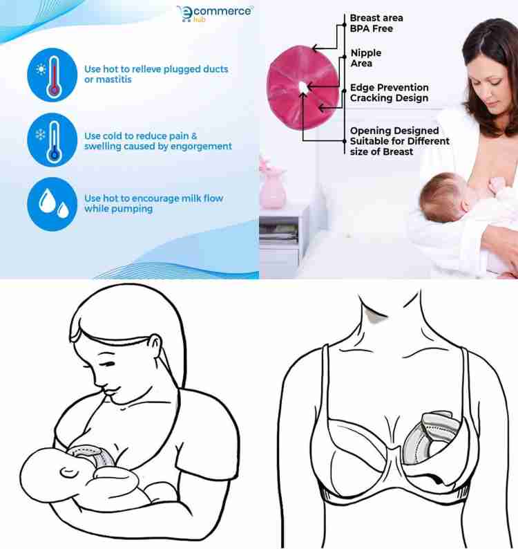 Ecommercehub Pain Relief Breastfeeding Breast Therapy Hot & Cold