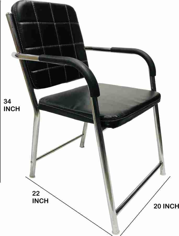 SOMRAJ Office Visitor Study Chair Library Chair with arm Rest