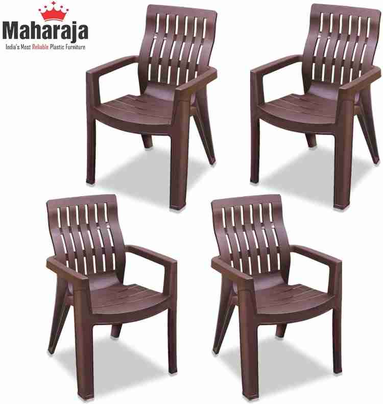 MAHARAJA FORTUNER Matte Glossy Chair for Home Restaurant Plastic
