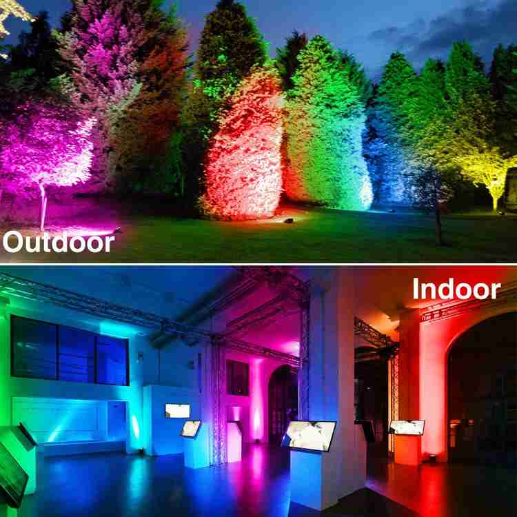 MLD 10W Automatic Colour Changing Tungstun Loding RGB Flood Lights