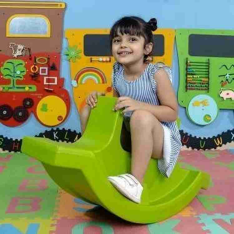 Ok Play Rocker Small for Kids Plastic Boat Ride On Toy 2 to 4 Years Green Rocker Small for Kids Plastic Boat Ride On Toy 2 to 4 Years Green
