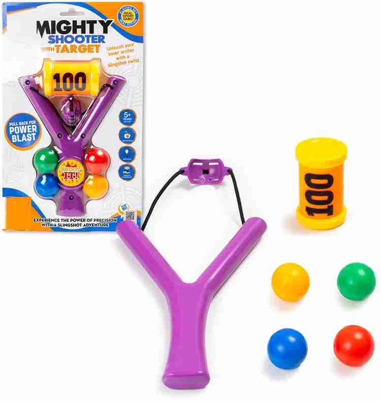zokato Mighty Shooter with Target Slingshot Catapult Gulel Along with Plastic Balls Mighty Shooter with Target Slingshot Catapult Gulel Along with Plastic Balls Buy OUTDOOR TOY toys in India. shop