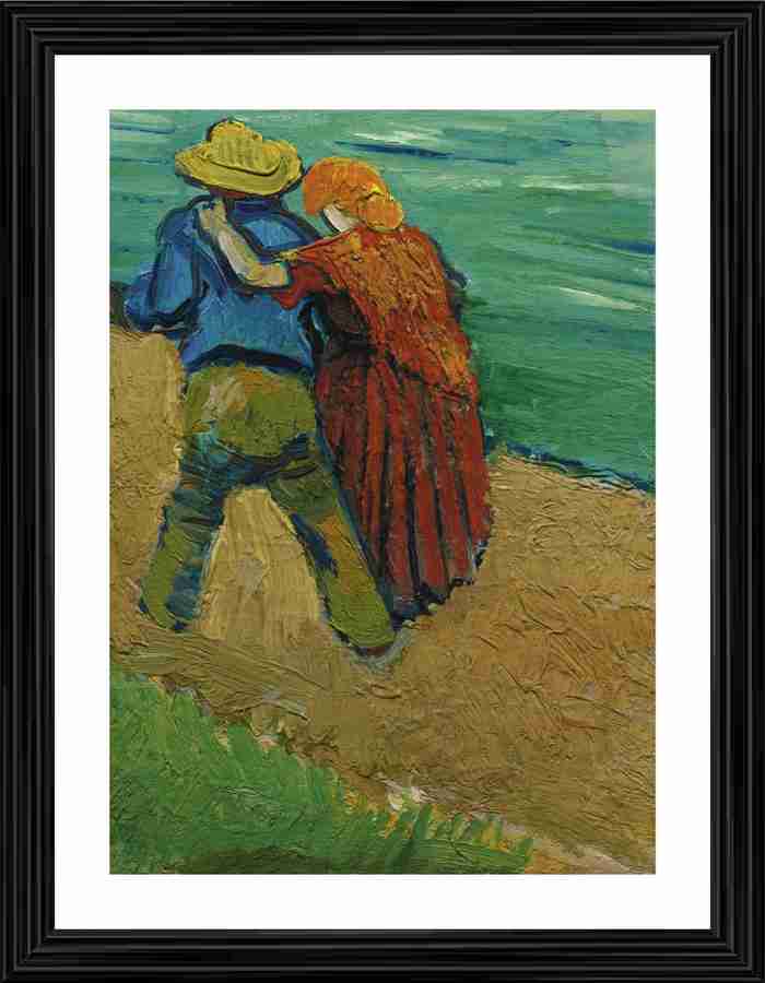 DecorAdventures Two Lovers in Arles 1888 by Van Gogh. Digital Reprint 18 inch x 14 inch Painting Price in India Buy DecorAdventures Two Lovers in Arles 1888 by Van Gogh. Digital