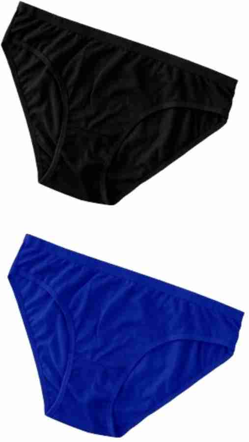 Classic Selection Women Bikini Black, Blue Panty - Buy Classic