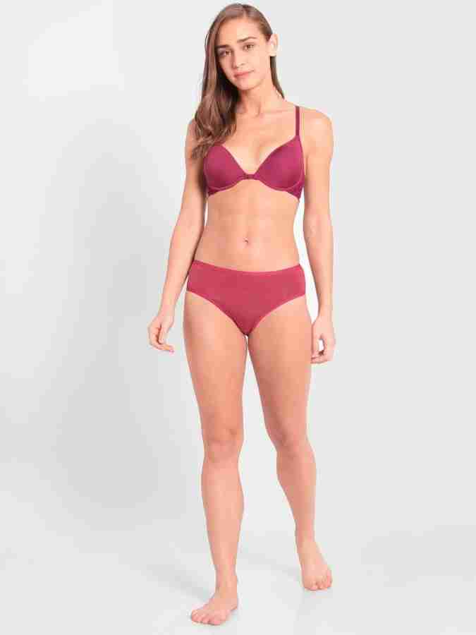 Jockey Ladies Maroon Printed Cotton Panty at Rs 450/piece