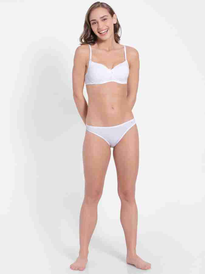 JOCKEY Women Bikini White Panty - Buy JOCKEY Women Bikini White Panty  Online at Best Prices in India