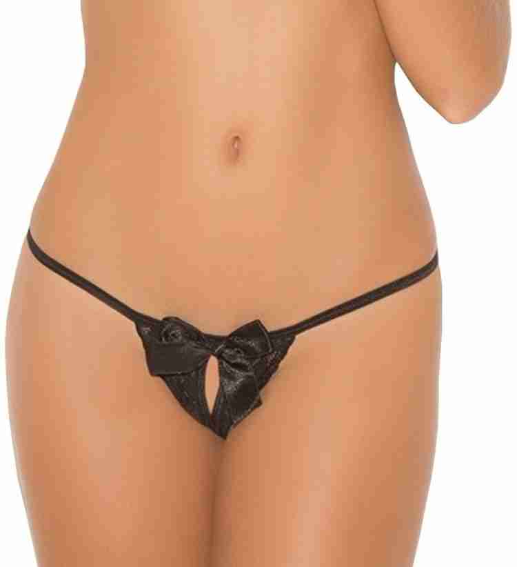 MUNAFIE Women Bikini Black Panty - Buy MUNAFIE Women Bikini Black Panty  Online at Best Prices in India