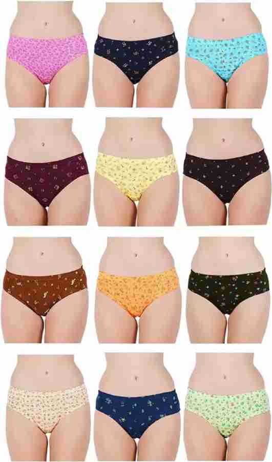 Buy DOOZIE LOVEPLUS WOMEN HIPSTER EVERYDAY COTTON MULTICOLOR PANTY-UNDERWEAR-INNERWEAR-PACK  OF 6-SIZE-XS Online at Best Prices in India - JioMart.