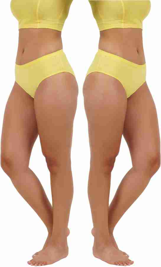 Buy Funny Cute Food 3D Print Underwear Ladies Hipster Low Waist Panties,  Yellow - Large Online at desertcartINDIA