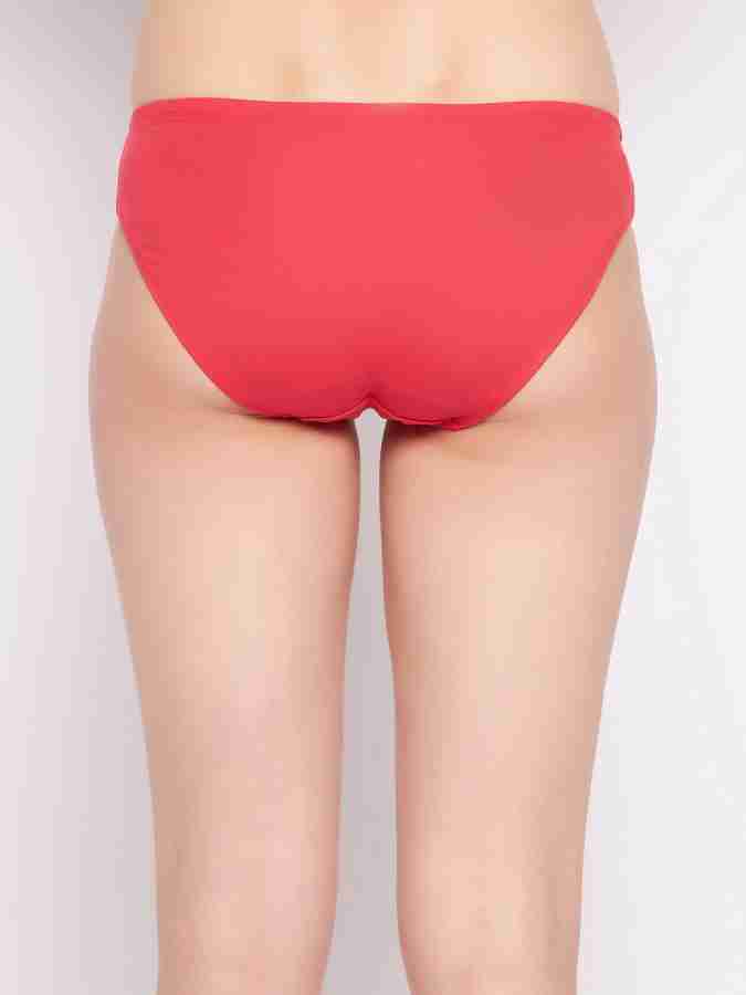 Clovia Women Bikini Red Panty - Buy Clovia Women Bikini Red Panty Online at  Best Prices in India