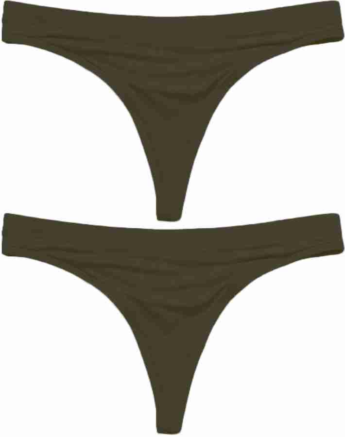 J.B.COLLECTION Women Thong Panty (Pack of 2)