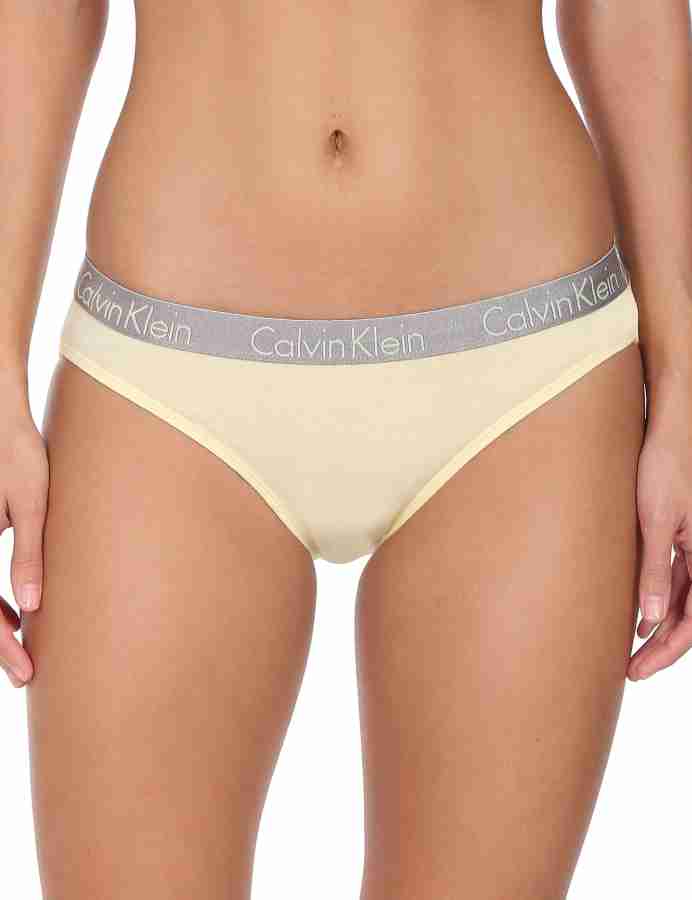 Calvin Klein Underwear Women Bikini Yellow Panty - Buy Calvin Klein Underwear  Women Bikini Yellow Panty Online at Best Prices in India