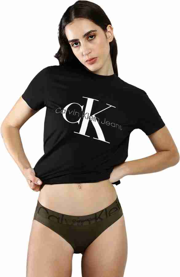 Calvin Klein Underwear Women Bikini Green Panty - Buy Calvin Klein Underwear  Women Bikini Green Panty Online at Best Prices in India