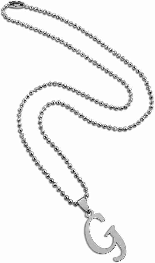 Silver g pendant sale