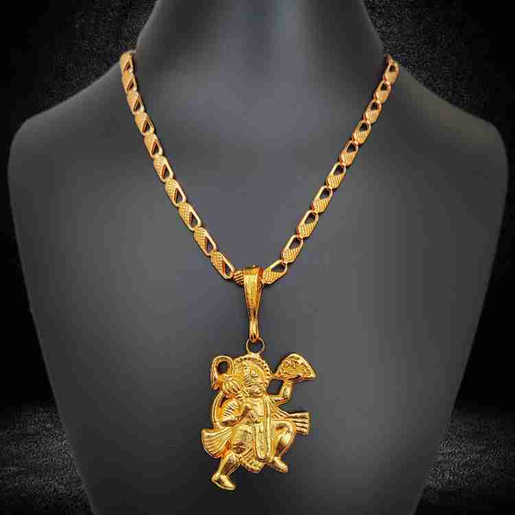 Gold hanuman locket price best sale