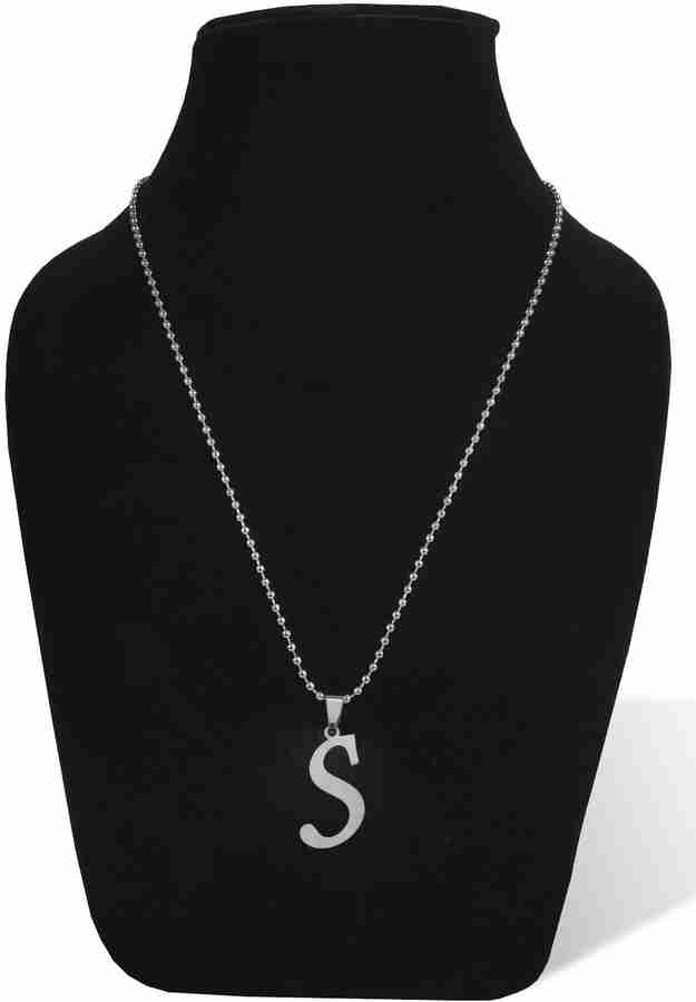 Silver s pendant top