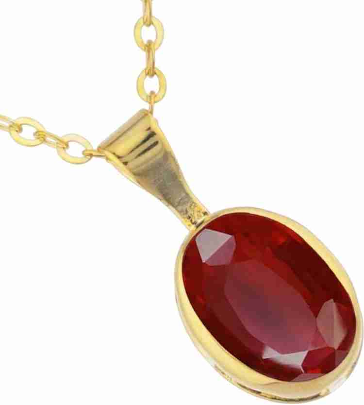 Ruby pendant deals price