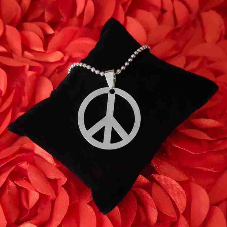 Peace necklace mens on sale