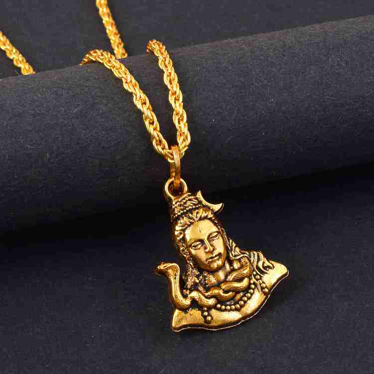 Bholenath gold locket hotsell
