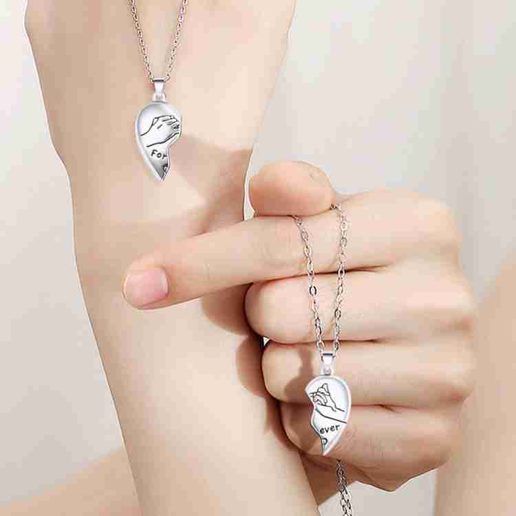 Matching store promise necklaces