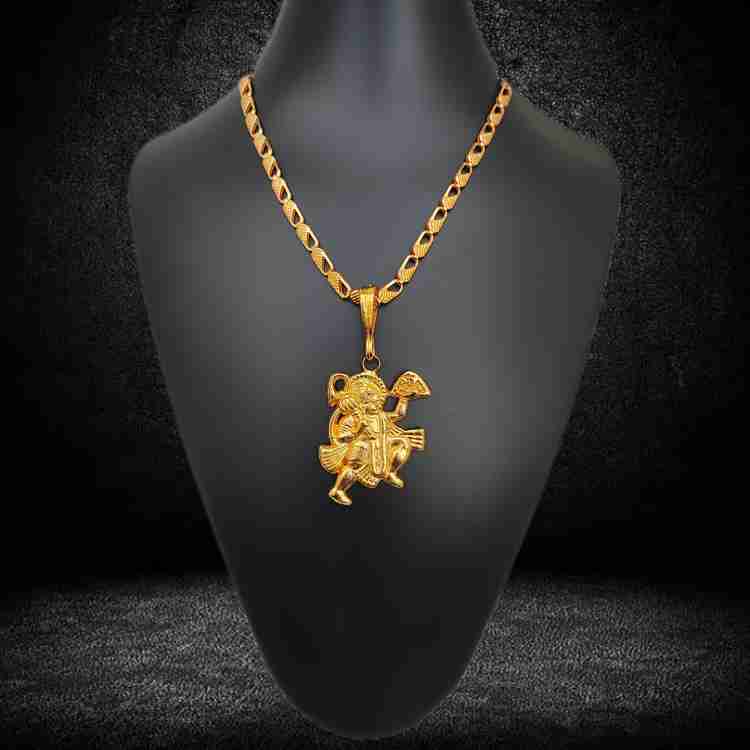 Hanuman ji gold locket price sales