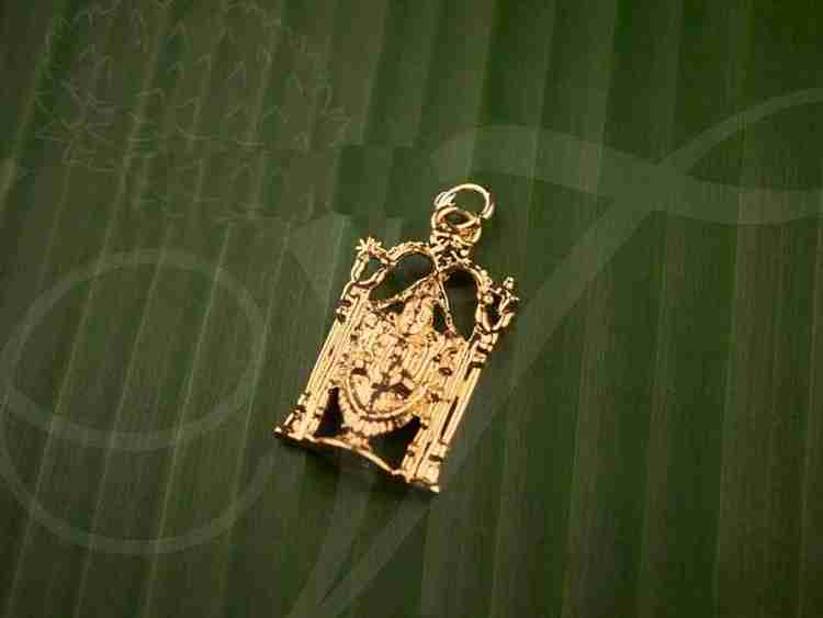 Vadaamalar Balaji Perumal Pendant Dollar Gold plated Metal Pendant Price in India Buy Vadaamalar Balaji Perumal Pendant Dollar Gold plated Metal Pendant Online at Best Prices in India Flipkart