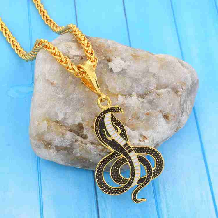 morir Gold Plated Brass Big Size Goga Maharaj Snake Naag Dev