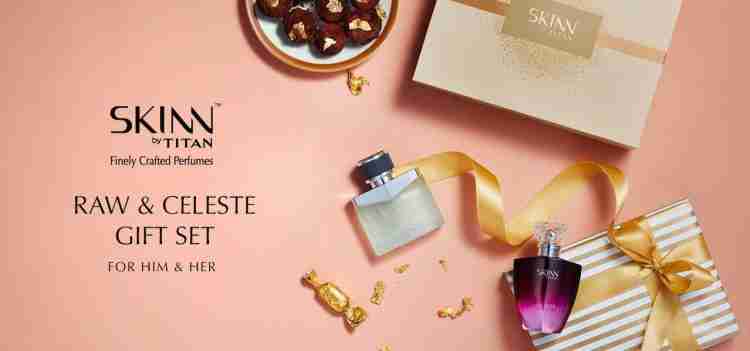 Buy SKINN by TITAN Raw and Celeste Gift Set 50ml (Pack of 2) Eau