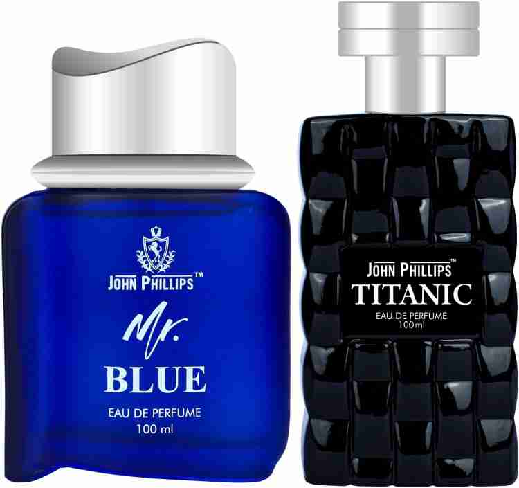 Buy John Phillips MR. BLUE TITANIC Long Lasting Combo Eau de Parfum 200 ml Online In India Flipkart