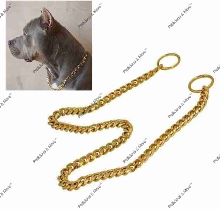 Brass choke chain for dogs best sale