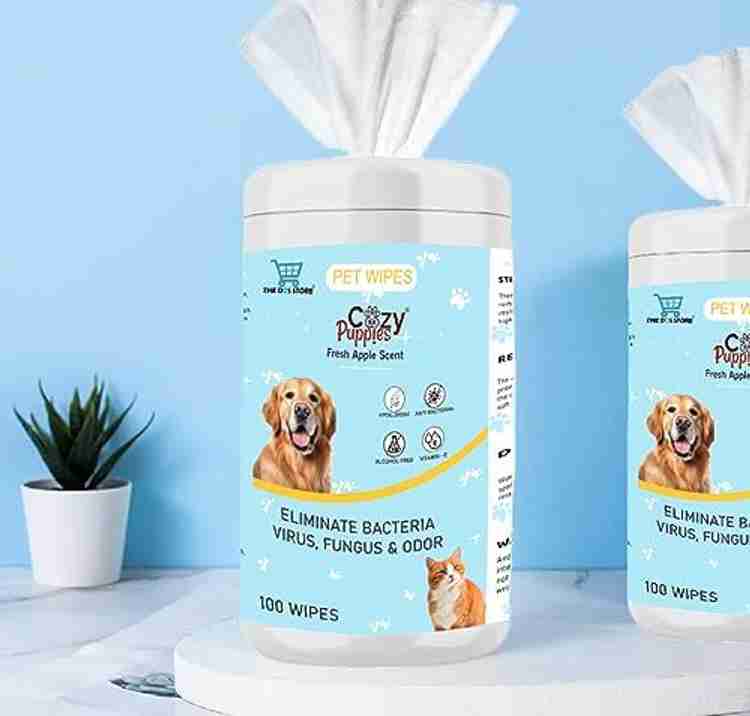 Wet wipes for puppies sale