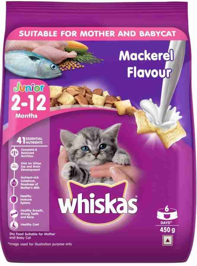 Whiskas best sale junior mackerel