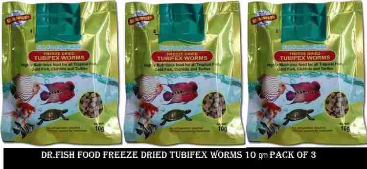 AKSHAT ENTERPRISES DR FISH TUBIFEX WORMS 10gm 10 gm 3 30 gm