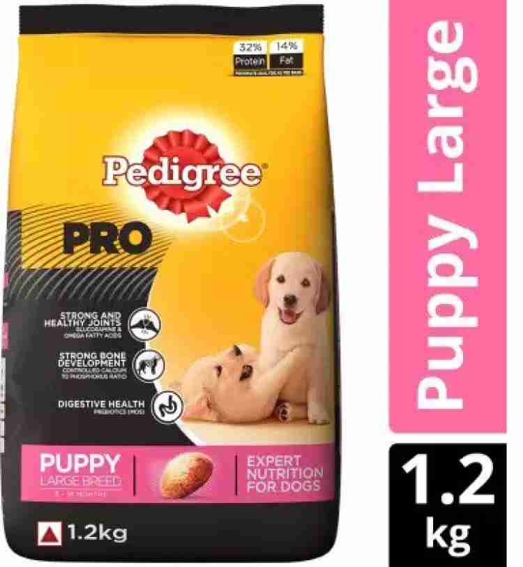 Pedigree large breed puppy hot sale food