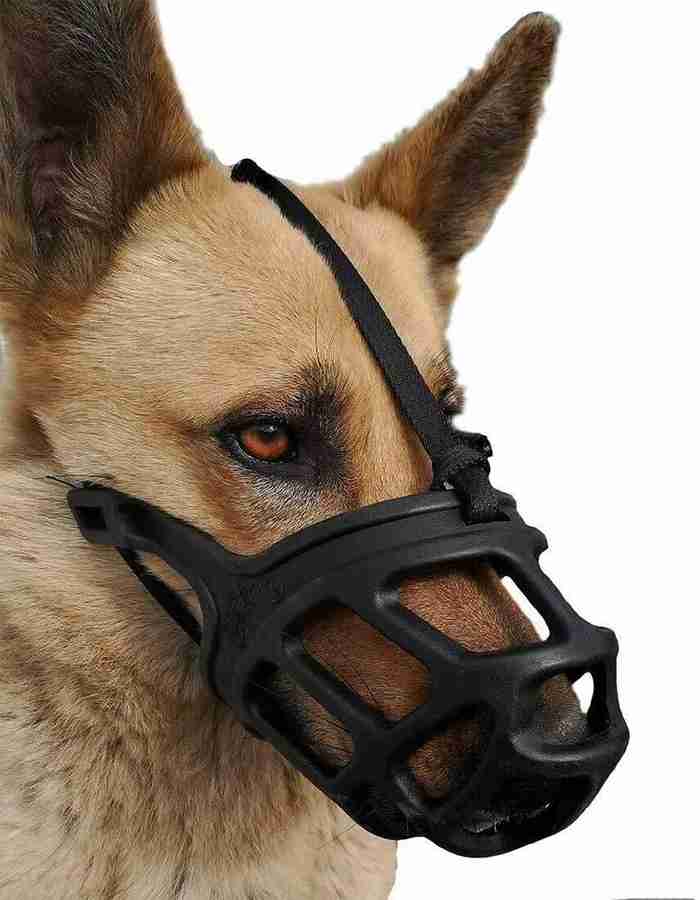OM ZEE Dog Muzzle Cum Mouth Cover Dogs for Great Dane St Bernard