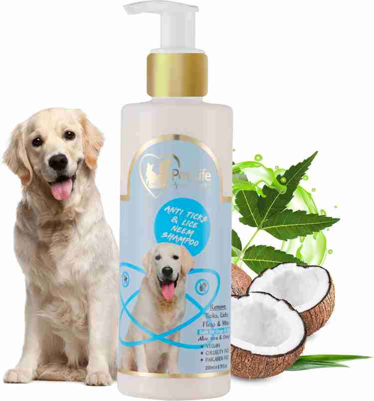Pet Life Dog Shampoo Anti Tick Flea For Labrador Retriever Dog Puppy Healthy Shiny Coat Allergy Relief Flea and Tick Anti itching Conditioning Anti microbial Fresh Fragrance Tick Flea Control Shampoo ...