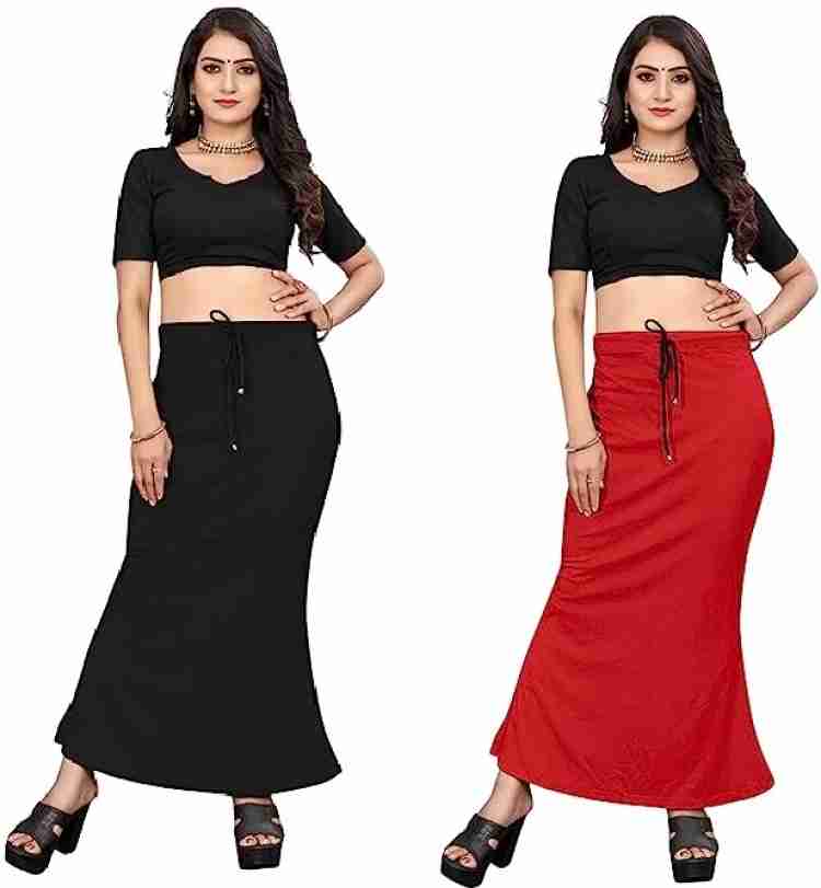 Buy Tkeshto Women's Cotton Lycra Microfiber Saree Shapewear Petticoat for  Women, Cotton Blended Shape Wear for Saree Online In India At Discounted  Prices