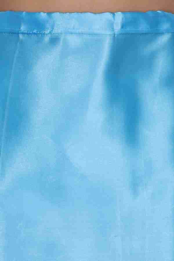 Light Blue Satin Petticoat