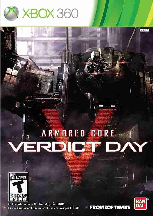 Armored Core Verdict Day Xbox 360 video game JAPAN IMPORT