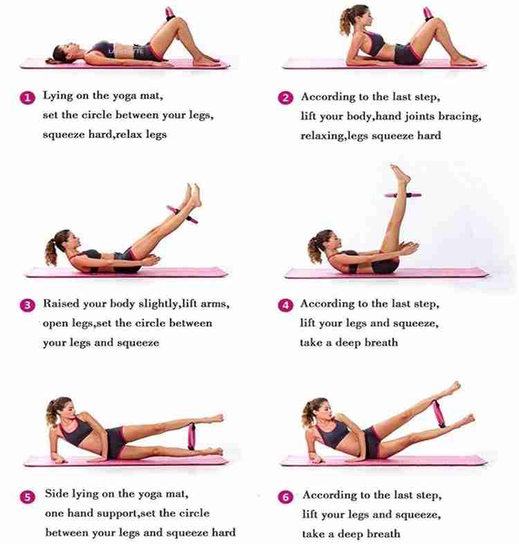 LAFILLETTE Yoga Pilates Fitness Ring For Full Body Toning Thighs Abs Legs Comfortable With Non Slip Dual Grip Pilates Ring Price in India Buy LAFILLETTE Yoga Pilates Fitness Ring For Full Body