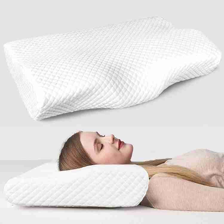 Flipkart SmartBuy Cervical Contour Memory Foam Pillow Stomached Anti Snoring Side Sleepersa Memory Foam Solid Orthopaedic Pillow Pack of 1 Buy Flipkart SmartBuy Cervical Contour Memory Foam Pillow Sto...